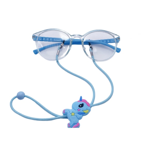 10 st Barnglasögonrem Unicorn Rainbow Adjuster Stretchig antislip glasögonrem för flickor Justerbar glasögonband