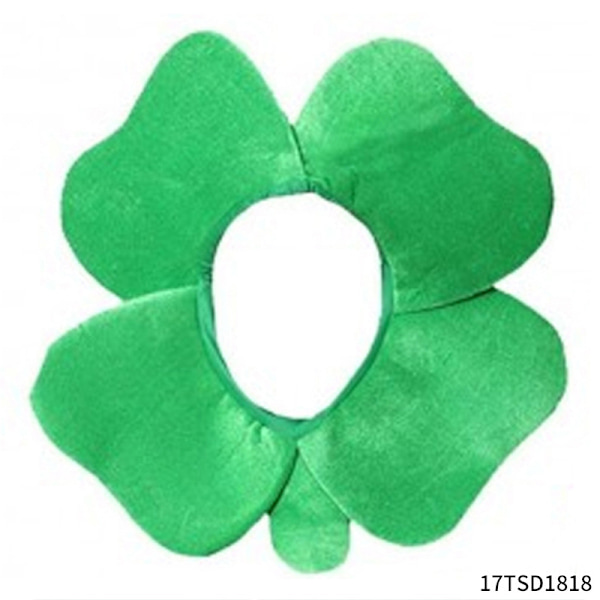 St. Patrick's Day Ternet Stof Fedora Hat | Fest Tilbehør, Irsk Festival Hat Shamrock Høj Hat Grøn Hat Festival Dekorationer L