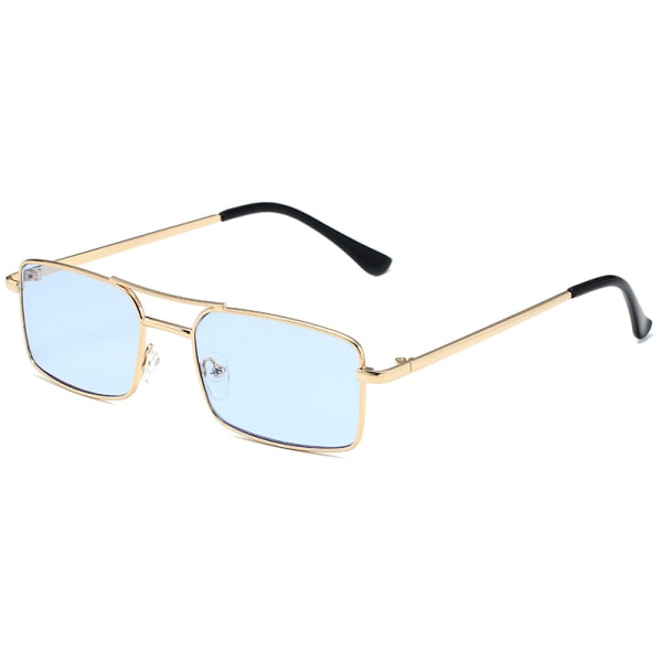 Square Aviator Fashion Sunglasses For Men Women Alloy Frame Glasses