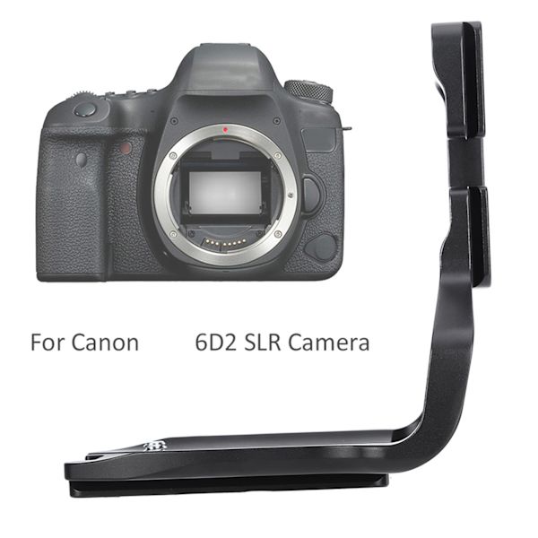 L Snabbkopplingsplatta Horisontell Vertikal Fotografering för EOS 6D2 SLR-kamerabatterigrepp