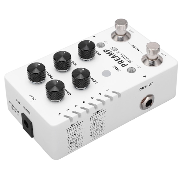Digital forforsterker effektpedal Multi Channel Single Block GIR Box Model Sampling Effektor