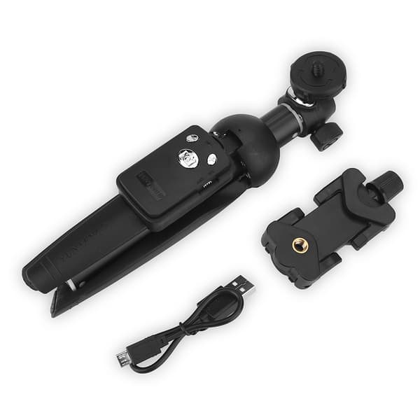Mini Multifunktionel Skalerbar Bluetooth Håndholdt Monopod Selfie Stick Stativ