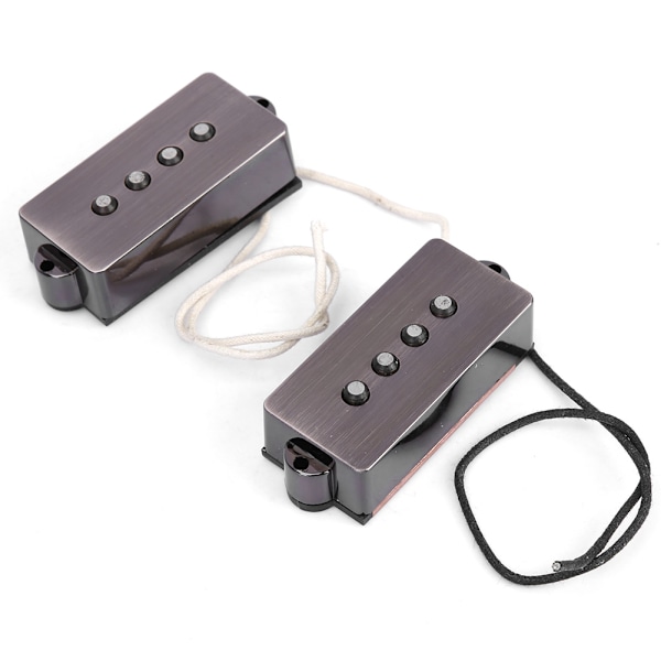 Open Alnico P Bass Pickup Bass 4 Strenge Alnico 8 Sort til PB Bass Dele Udskiftning