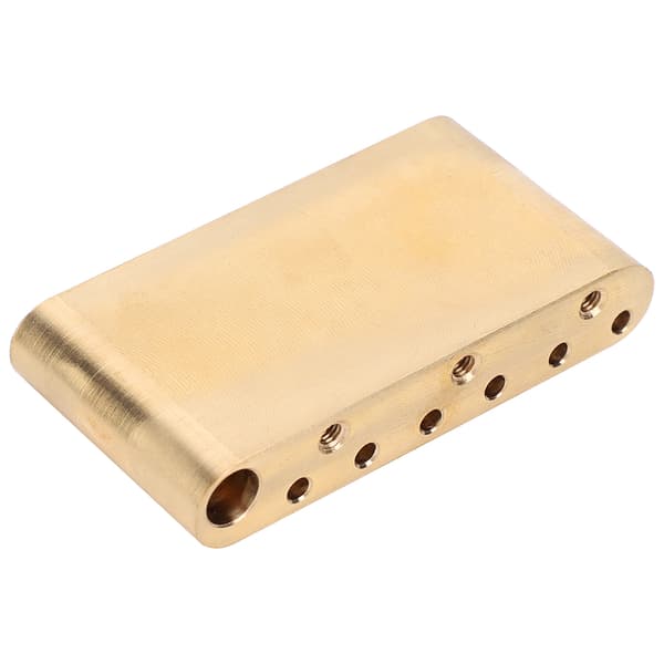 Tremoloblock i mässing, enkelrocksystem, 74 mm, lämplig för Fender/SQ/CV-gitarrstall
