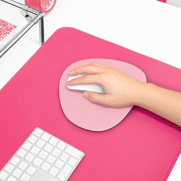 Musemåtte, skridsikker, vaskbar, vandtæt computermusemåtte pink