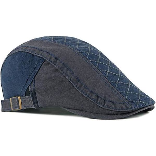 2 Pak Mænds Bomuld Flad Kasket Ivy Gatsby Newsboy Hat, Grøn