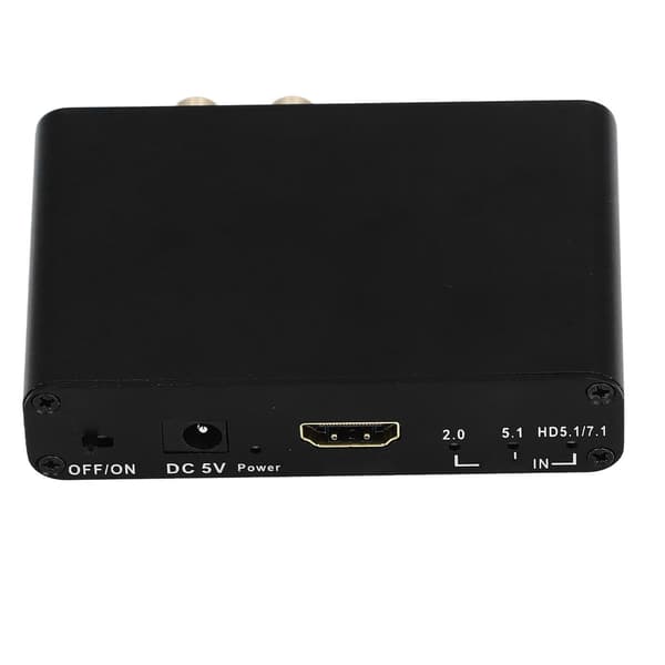 EARC Audiokonverter ARC til RCA Analog Stereo High Definition Multimedia Interface Ekstraktor