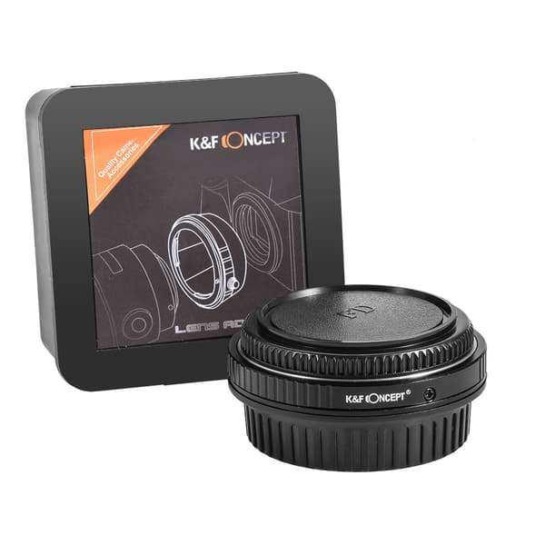 K&F Concept 1 stk. holdbar adapterring til Canon FD-objektiv til Canon EOS-montering DSLR-kamerahus