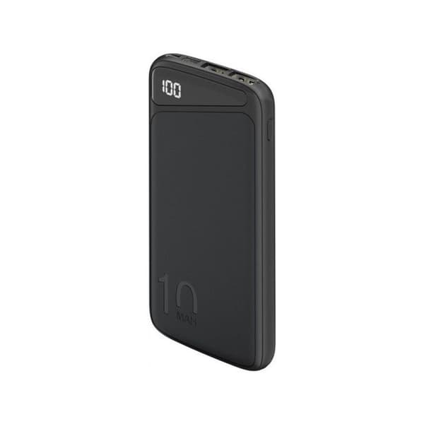 GOOBAY ekstern batteri slimline sort - 10000 mAh