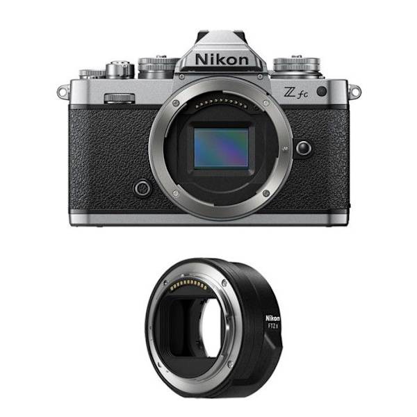 NIKON Z fc Nu + FTZ II -sovitin