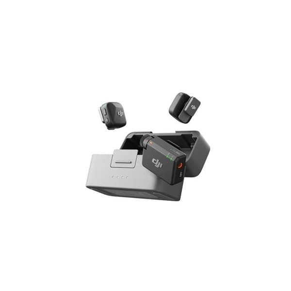 Microphone Dji Mic Mini (2 TX + 1 RX + Latausboxi) Svart