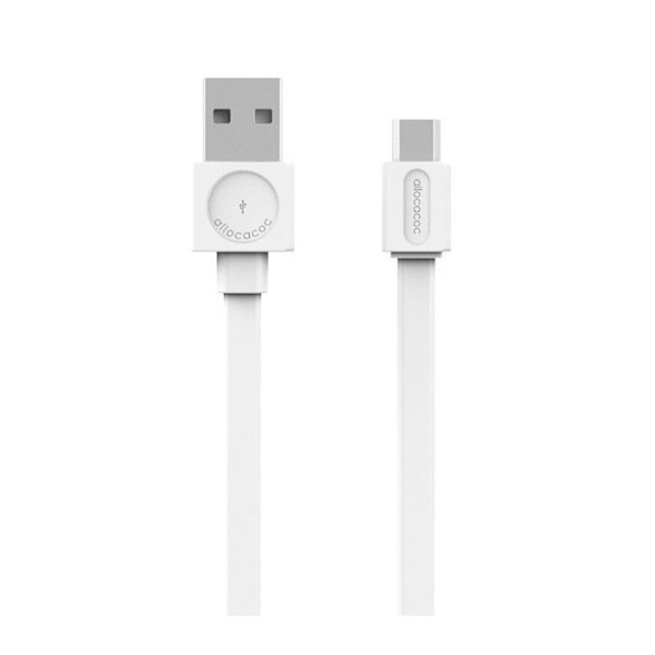 ALLOCACOC Micro USB -kaapeli Valkoinen Vit