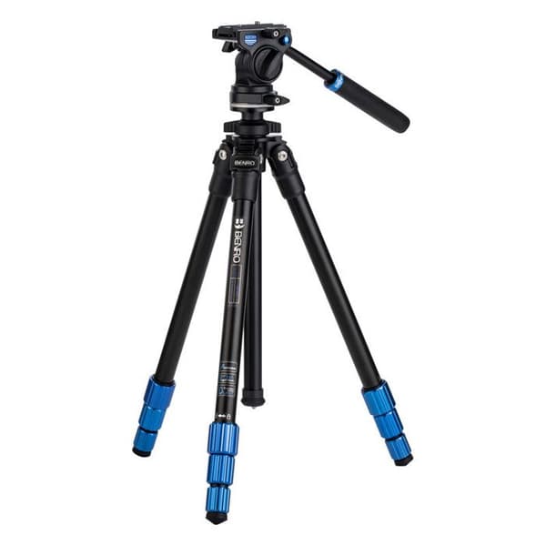 BENRO Kit Stativ Slim Video + Huvud S2C - TSL08AS2CSH