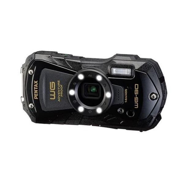 PENTAX Kestävä vedenpitävä WG-90 Musta