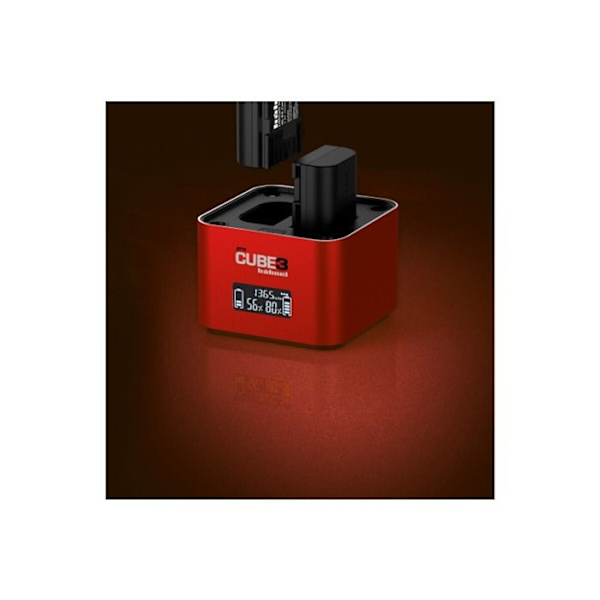 HAHNEL ProCube3 Laddare kompatibel med Canon LP-E6. E6N. E6NH. E6P. LP-E8. LP-E17