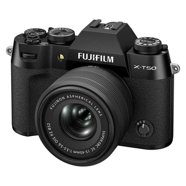 FUJIFILM X-T50 MUSTA + 15-45