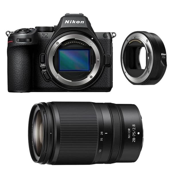 NIKON Z5 II + Z 28-75mm f/2.8 + FTZ II -sovitin