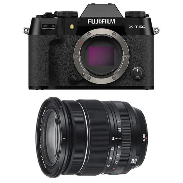 FUJIFILM X-T50 SVART + 16-80