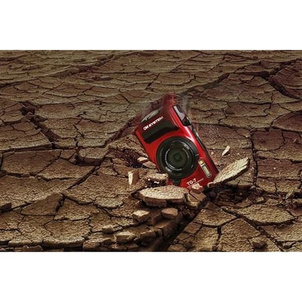 OLYMPUS kompakt vattentät TG7 Röd Röd