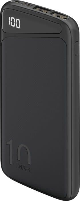 GOOBAY ohut musta ulkoakku - 10000 mAh