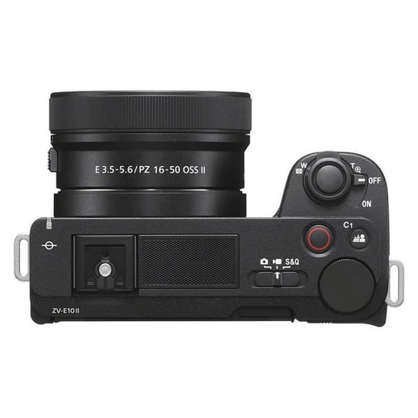 SONY ALPHA ZV-E10 II MUSTA + 16-50 II + 55-210