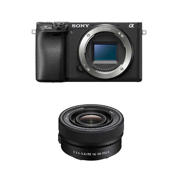 SONY ALPHA 6400 MUSTA + PZ 16-50 II