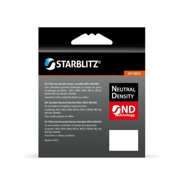 STARBLITZ ND2-ND400 77 mm variabel neutral densitetsfilter