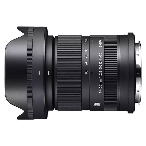 Sigma 18 50 mm F2.8 DC DN C RF Musta objektiivi Canon RF -kiinnitykselle