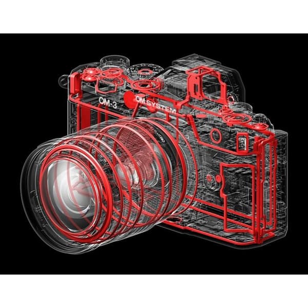 Om System OM 3 Silver hybridkamera + M.Zuiko Digital 12 45 mm objektiv Pengar
