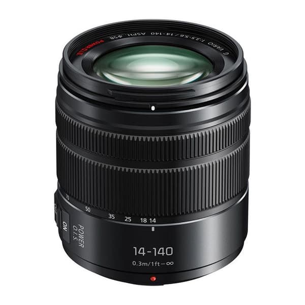 PANASONIC Lumix 14-140/3.5-5.6 OIS trooppinen micro 4/3 MUSTA