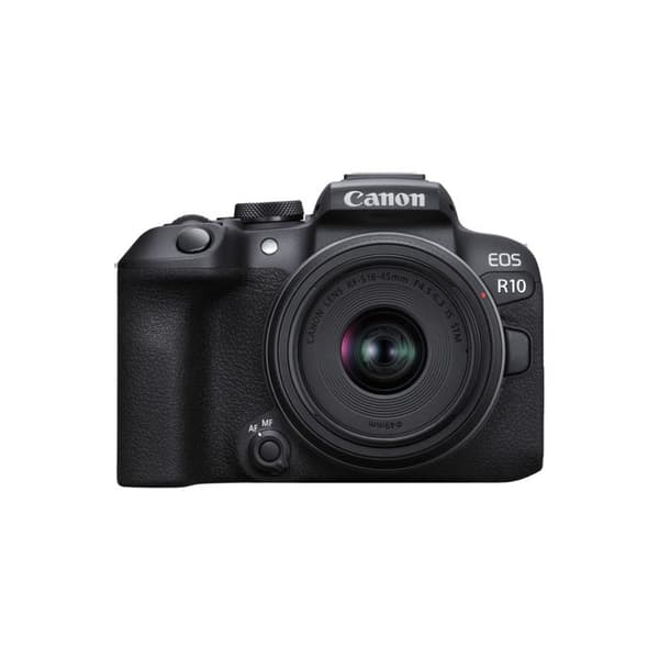 Hybridikamera - Canon - EOS R10 - 24,2 MP - 4K - RF-S 18-45mm objektiivi