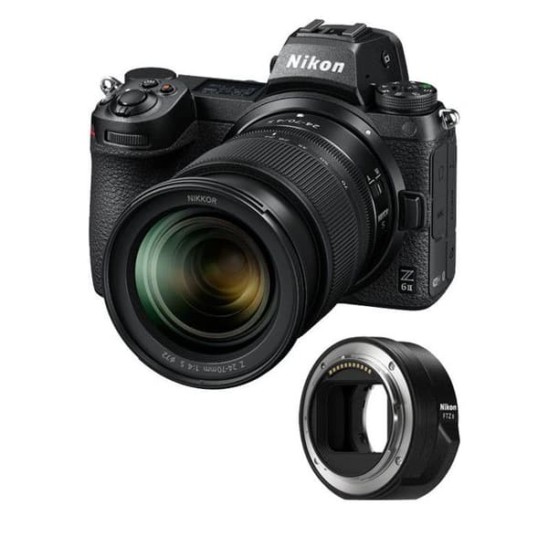 NIKON Z6 II + Z 24-70mm f/4 S + FTZ II -sovitin
