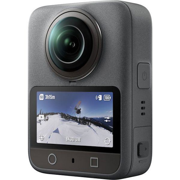 360° kamera - DJI - Osmo 360 Aventure Bundle - 8K native - 1” sensor - Inklusive tilbehør Svart