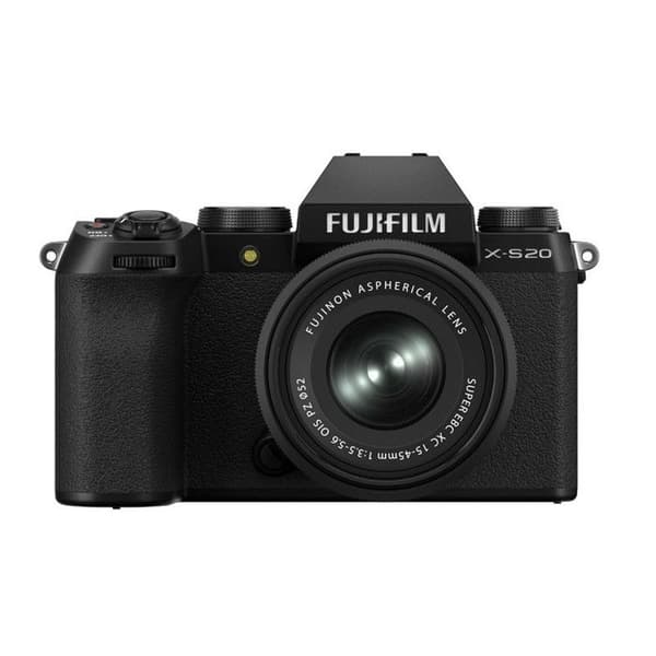 FUJIFILM X-S20 SORT + 15-45mm Svart