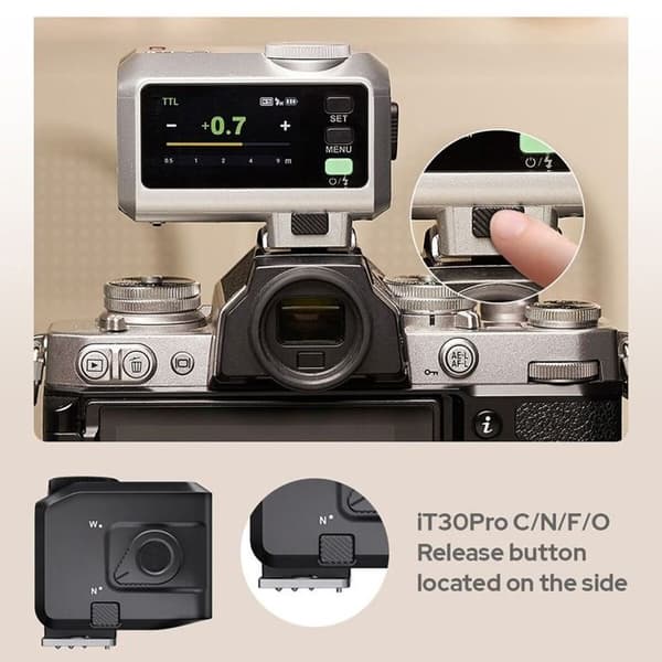 GODOX Salama iT30pro iFlash TTL Fujifilm Musta