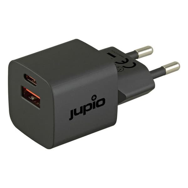 JUPIO Dobbelt USB / USB-C Oplader 30 W GAN