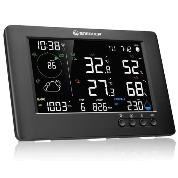 BRESSER Langaton sääasema 7 in 1 Wifi TB- 7002582 Svart