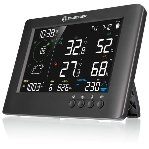 BRESSER Trådlig väderstation 7 i 1 Wifi TB- 7002582 Svart