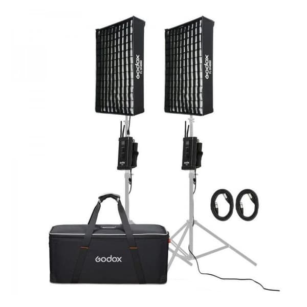 GODOX FL100-K2 - 2 flexibla LED-paneler FL100 med stativ och väska