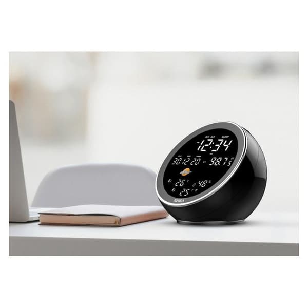 Sääasema - NASA - WSP1500BK - Bluetooth - LCD-näyttö - Langattomat anturit Nero