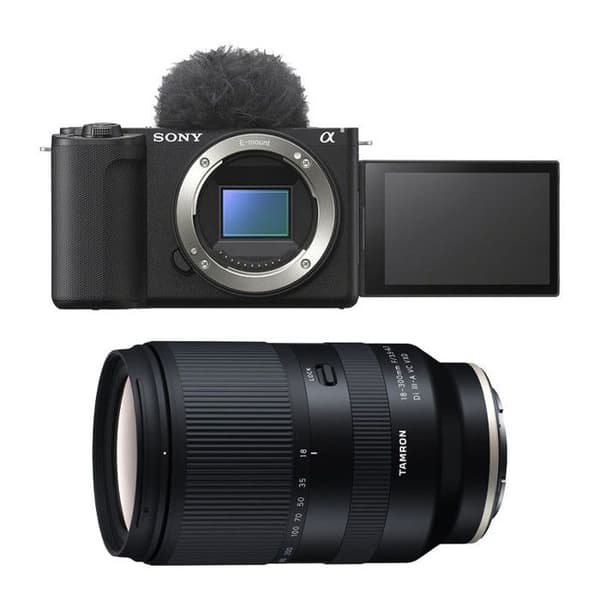 SONY ALPHA ZV-E10 II MUSTA + TAMRON 18-300 VC MUSTA