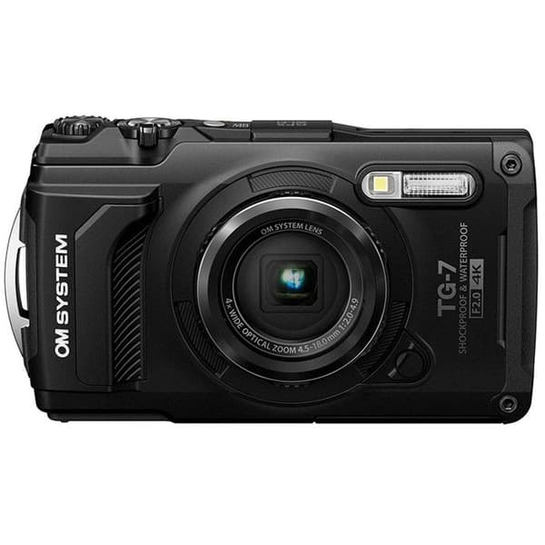 OLYMPUS kompakt vandtæt TG7 Sort Svart