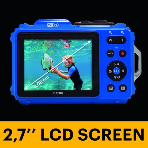 Kodak Pixpro WPZ2 vedenpitävä kompaktikamera sininen - 0819900013993