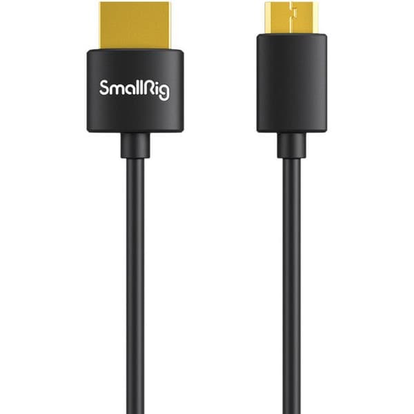 SMALLRIG Ultra Slim 4K HDMI-kabel (C till A) 55cm - 3041