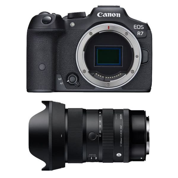CANON EOS R7 + SIGMA 17-40mm f/1.8 DC Art objektiv
