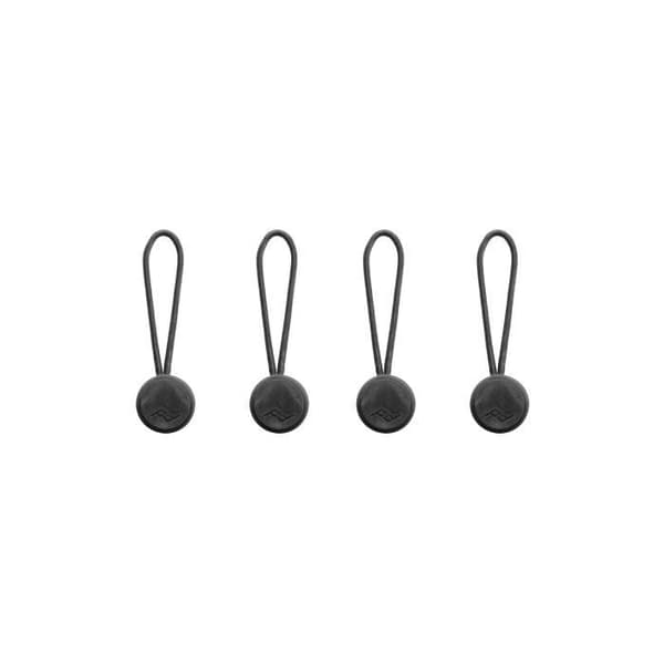 PEAK DESIGN 4 mikrokiinnityksen setti - Musta 4-PK-AN-BK-4