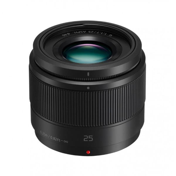 PANASONIC Lumix G 25mm f/1,7 Musta