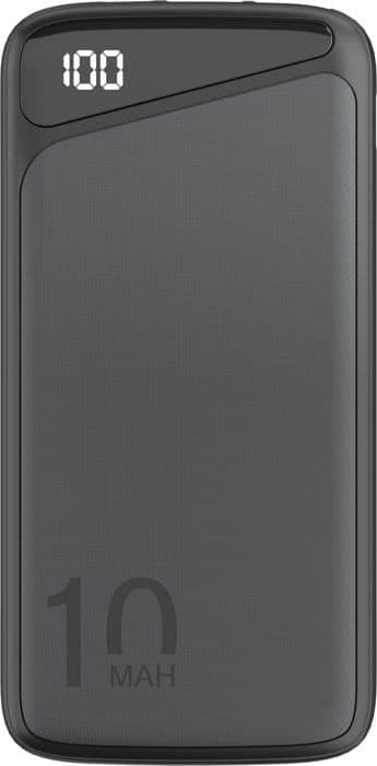 GOOBAY ekstern batteri slimline sort - 10000 mAh