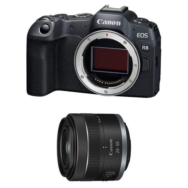 CANON EOS R8 + RF 24-50mm f/4.5-6.3 IS STM Svart