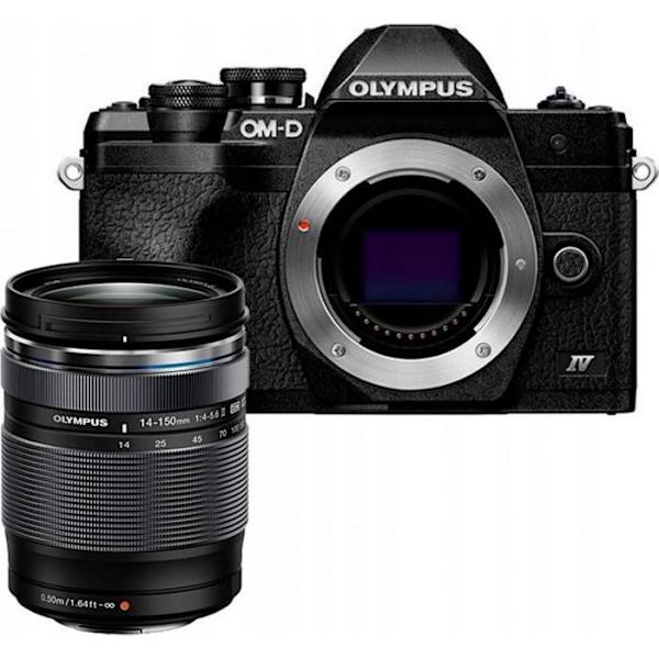 Hybridkamera - OLYMPUS - OM-D E-M10 Mark IV - 20 Megapixels - 4K - Sort